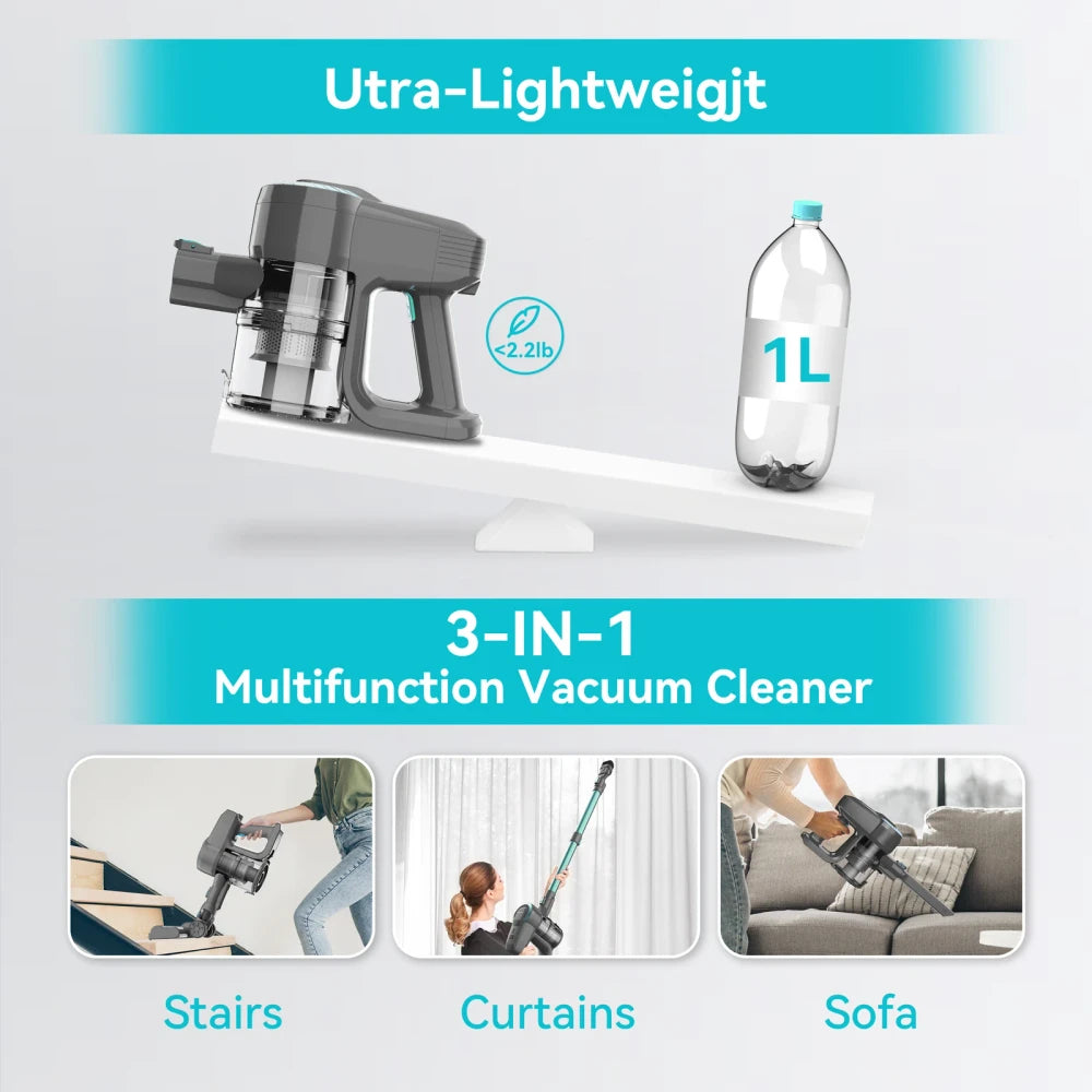 YISORA Cordless Upright Vacuum