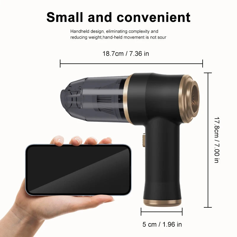 Portable Wireless Car Vacuum