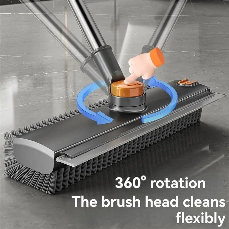Versatile Three-in-One Floor Scrub Brush