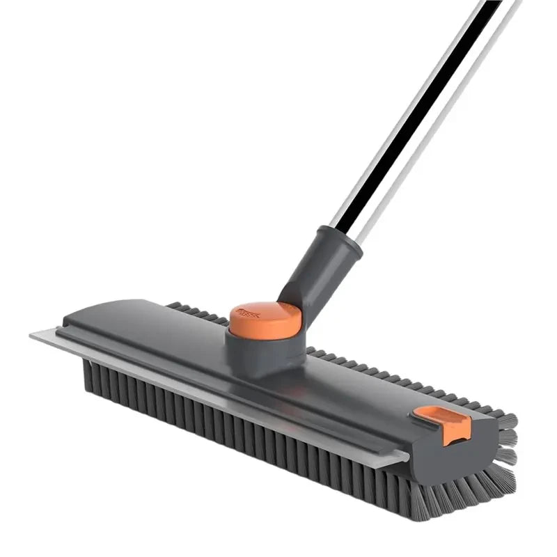 Versatile Three-in-One Floor Scrub Brush