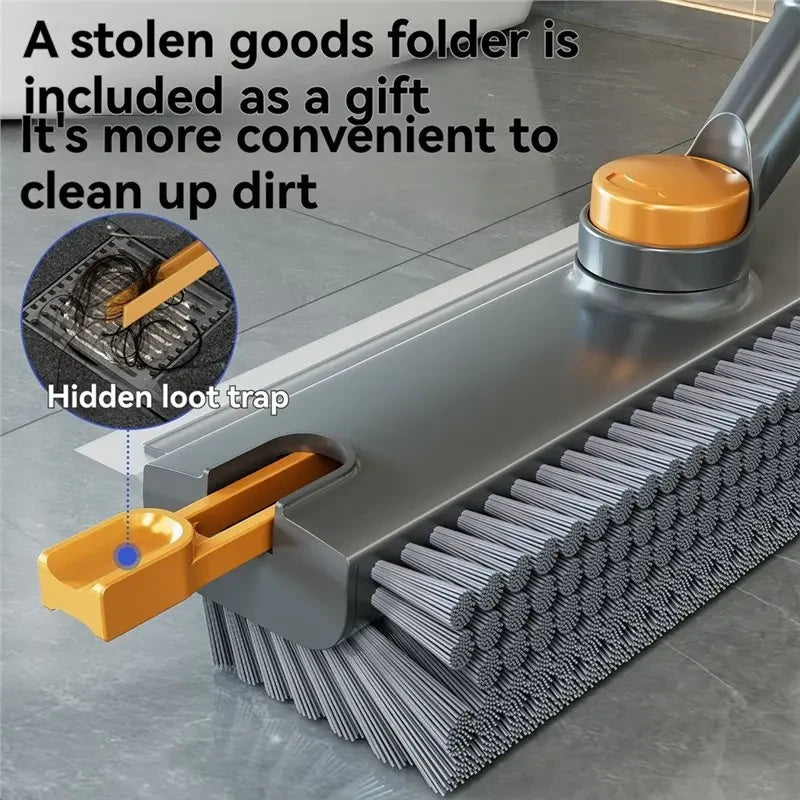 Versatile Three-in-One Floor Scrub Brush