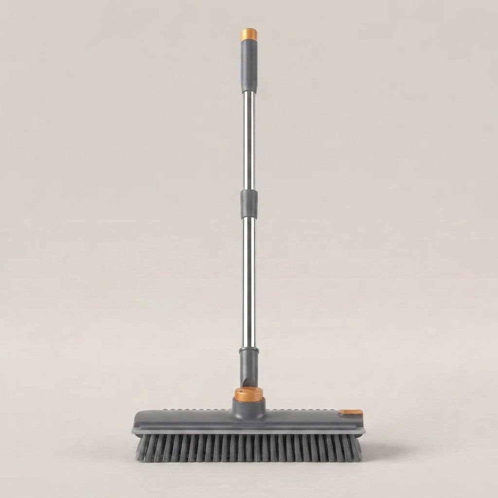 Versatile Three-in-One Floor Scrub Brush